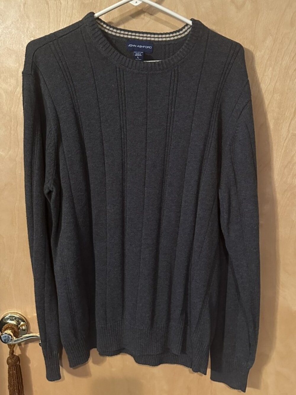 John Ashford Crewneck Sweater Men's Large